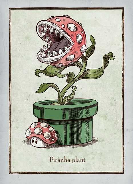 By we_are_blackyard Piranha Plant, Little Shop Of Horrors, Super Mario Art, Nintendo Art, Graffiti Cartoons, Mario Art, Graffiti Drawing, Plant Drawing, Movie Poster Art