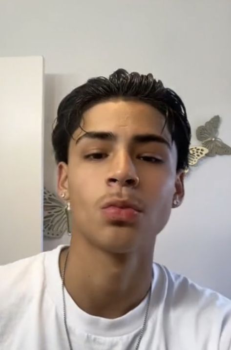 Guys With Slicked Back Hair, Guy With Slicked Back Hair, Slick Backs Men, Cholo Slick Back, Mexican Buzz Cut, Hot Mexican Men Edgar, Mexican Slick Back, Slickback Hairstyle Men Mexican, Hispanic Men Curly Hair