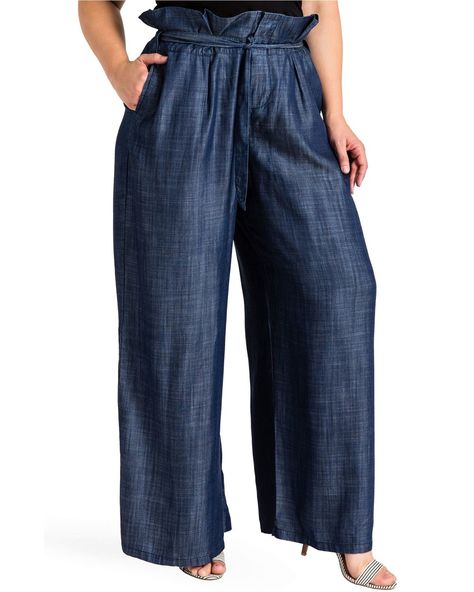 Cute Party Outfits, Wide Leg Pants Plus Size, Tencel Denim, Wide Leg Palazzo Pants, Cropped Wide Leg Pants, Flowy Pants, Plus Size Pants, Pantalon Large, Plus Size Jeans