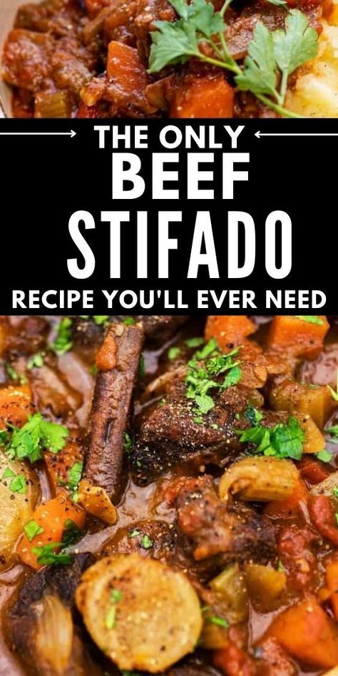 Beef Stew Meat Recipes Easy, Greek Beef Stew Recipe, Greek Beef Recipes, Greek Beef Stew, Air Fryer Dinners, Beef Stifado, Greek Beef, Beef Stew Meat Recipes, Greek Recipes Authentic