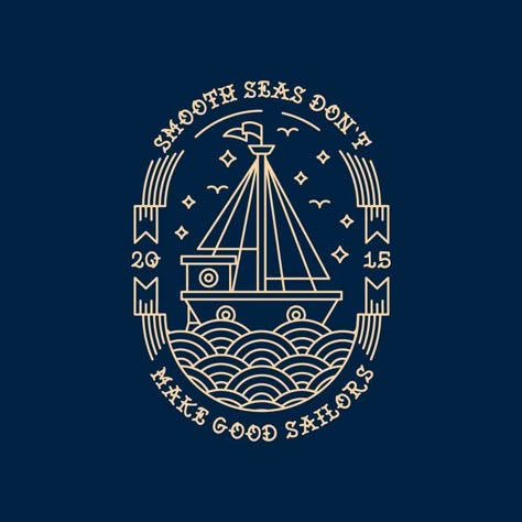 Neck Deep is a pop punk band from Wales Smooth Seas Dont Make Good Sailors Tattoo, A Smooth Sea Never Made A Skilful Sailor, Sailor Logo, Sailor Aesthetic, Marine Logo, Fish Bar, Nautical Logo, Marines Logo, Noah Ark