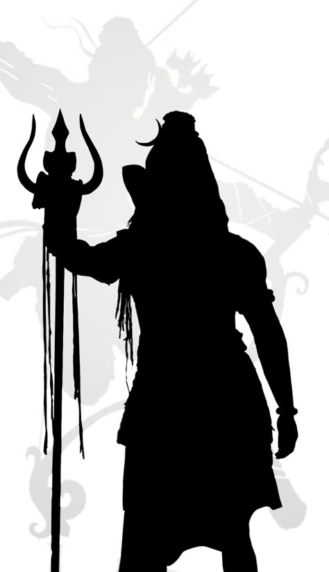 Shiva Shadow Images, Mahadev Shadow Images, Lord Shiva Shadow Images, Shiv Outline, Black Mahadev, Shiva Illustration, Mahadev Tattoo, Lord Shiva Sketch, Shiva Sketch