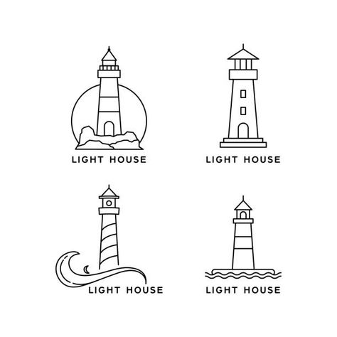 Simple Lighthouse Tattoo, Lighthouse Sketch, Lighthouse Drawing, Dibujo Simple, Lighthouse Tattoo, Lyric Tattoos, Bible Doodling, Getting A Tattoo, Cute Tiny Tattoos