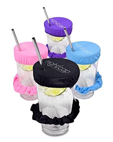 Nightcap - The Drink Spiking Prevention Scrunchie - Anti Spike Drink Covers - Drink Protector Scrunchies for Women - Fits Most Cups & Glasses - Reusable - Black Drink Covers, 21st Bday Ideas, Hen Weekend, Wedding 2025, Night Cap, Shark Tank, Bday Ideas, Heart Eyes, Doilies