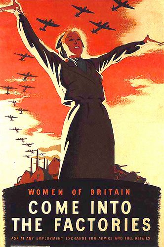 come into the factories Wwii Propaganda Posters, Wwii Women, Ww2 Propaganda Posters, Ww2 Propaganda, Wwii Propaganda, On The Wings Of Love, Ww2 Posters, Wwii Posters, Military Poster