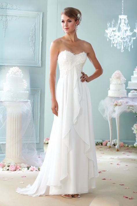 A Line Wedding Dress Sweetheart, Enchanting By Mon Cheri, Wedding Dresses Sweetheart Neckline, Halter Dresses, Plus Size Wedding Gowns, Chiffon Wedding Dress, Sweetheart Wedding Dress, Lace Strapless, Mon Cheri