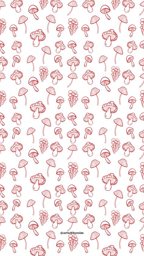 Cute Mushroom Background, Hongos Wallpaper, Pink Fungi, Mushroom Background Wallpapers, Mushroom Iphone Wallpaper, Background Mushroom, Keyboard Ideas, Mushroom Background, Honeycomb Wallpaper