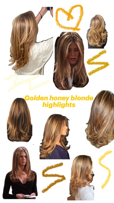 Golden Honey Highlights, Honey Highlights, Hair Color Caramel, Brown Hair With Blonde Highlights, Golden Honey, Honey Blonde Hair, Blonde Hair Inspiration, Honey Hair, Blonde Hair Looks