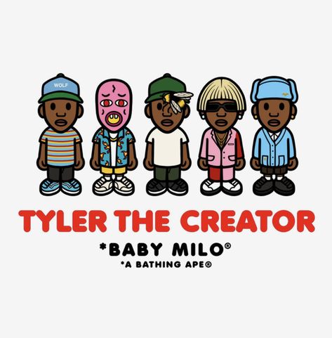 Wolf Tyler, Tyler The Creator Wallpaper, Baby Milo, Graphic Design Fonts, Christian School, Doodle Art Designs, Bathing Ape, Tyler The Creator, Hippie Art