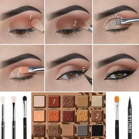 Romantic Eye Makeup, Nude Eye Makeup, Hazel Eye Makeup, Eye Makeup Images, Makeup Order, Makeup Looks For Blue Eyes, Makeup Tutorial Eyeshadow, Eye Makeup Pictures, Makeup Help