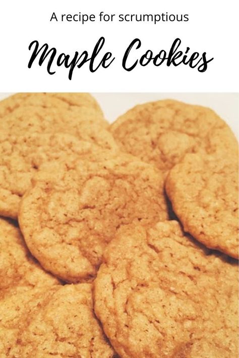 Maple Syrup Cookie Recipes, Maple Syrup Cookies Recipe, Maple Syrup Bars, Recipe For Maple Nut Goodies, Maple Sugar Cookies Recipe, Maple Almond Cookies, Desserts With Maple Syrup Instead Of Sugar, Chewy Maple Cookies, Oatmeal Maple Cookies