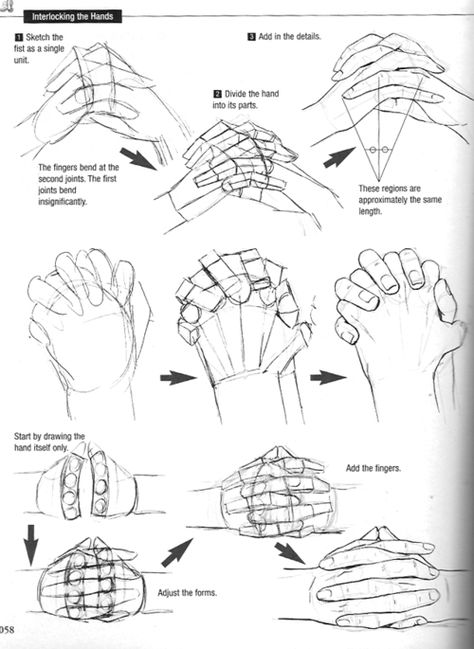 Hands Tutorial, Corak Menjahit, Draw Hands, Manga Tutorial, Drawing Hands, Výtvarné Reference, Hand Drawing Reference, Kunst Inspiration, Hand Reference