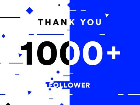 1000+ Follower | Thank You by Sebastian Jungbluth Thank You Followers, 1000 Followers Instagram, Gif Template, Yt Intro, Save Gif, Thank You Poster, Mailer Design, Get Instagram Followers, Facebook Followers