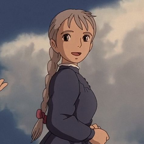 sophie | howl's moving castle icons Howl's Moving Castle Aesthetic, Sophie Howl's Moving Castle, 하울의 움직이는 성, The Cat Returns, Howl And Sophie, Studio Ghibli Characters, Howls Moving, Ghibli Artwork, Howl's Moving Castle