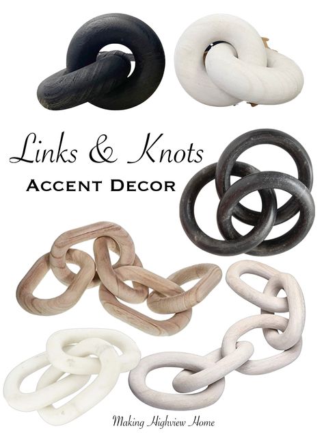 Wooden Link Decor, Wooden Chain Link Decor Ideas, Wood Links Decor, Clay Chain Decor, Wood Knot Decor, Wood Chain Link Decor Ideas, Wooden Chain Link Decor, Chain Decor Ideas, Wood Accessories Home Decor