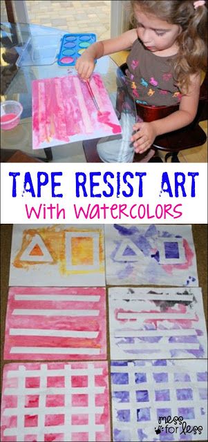 Tape Resist Art, Resist Art, Childhood Art, Sensory Art, Painting Activities, Grasshoppers, Art Therapy Activities, Art Activities For Kids, Kids Journal