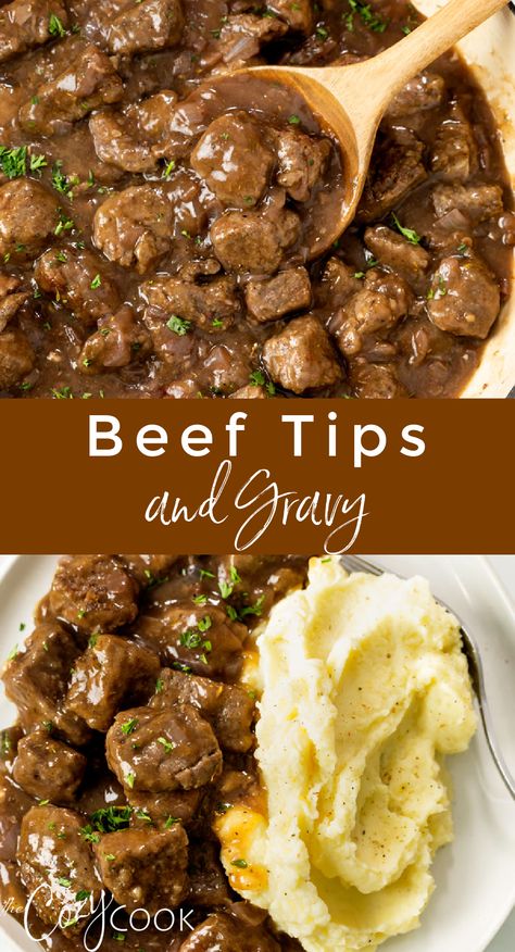 Recipes For Dinner Stove Top, Skillet Beef Tips, Crock Pot Dinner Recipe, Beef Tips On Stove Top, Stewed Beef Recipes Crockpot, Fall Soups And Stews Comfort Foods Crock Pot, Steak Tips Recipe Crockpot, Slow Cooker Beef Tips With Gravy, Crockpot Recipes Stew Meat