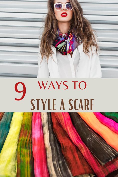 How To Accessorize With A Scarf, How To Tie A Triangle Scarf, How To Tie Long Scarf Around Neck, Ways To Wear Square Scarf, How To Tie A Scarf With A Collared Shirt, Ways To Tie Neck Scarf, How To Tie A Large Square Silk Scarf, Tiring Scarfs, Wearing Silk Scarves