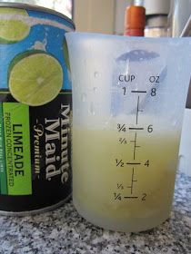 Food Lust People Love: Consistently Delicious Margaritas Easy Margaritas, Limeade Margarita, Frozen Limeade, Easy Margarita, Lime Margarita, Frozen Margaritas, Minute Maid, Boozy Drinks, Mixed Drinks Recipes