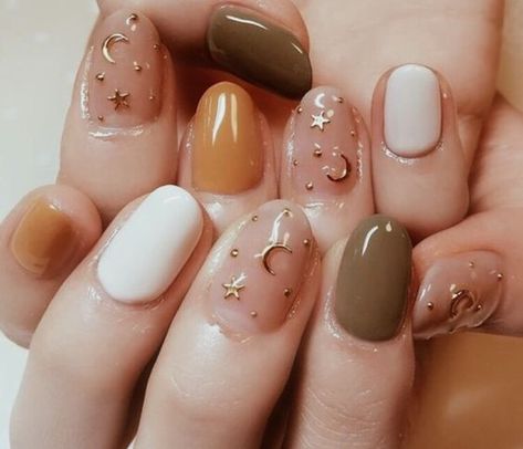 Fall Nail Art Designs, Cute Nails For Fall, Cute Gel Nails, Get Nails, Fall Nail Art, Fall Nail, Fire Nails, Funky Nails, Manicure E Pedicure