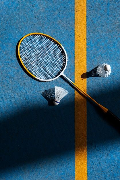 Free photo badminton concept with racket... | Free Photo #Freepik #freephoto #shuttlecock #badminton-racket #badminton #racket Racket Badminton, Badminton Photos, Badminton Shuttlecock, Badminton Sport, Badminton Court, Badminton Racket, Sports Photography, Badminton, Free Photo