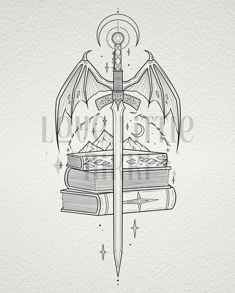 “You do not fear. You do not falter. You do not yield” 🦇This ACOTAR x Throne of Glass piece is for the lovely Charlotte 🗡️📖 thank you so much for your trust! #acotar #throneofglass #tattooart You Do Not Fear You Do Not Falter Tattoo, Throne Of Glass Painting Ideas, Throne Of Glass Coloring Pages, You Do Not Yield Wallpaper, You Do Not Yield, You Do Not Yield Tattoo, Acotar Drawings, Acotar Tattoos, Acotar Quotes