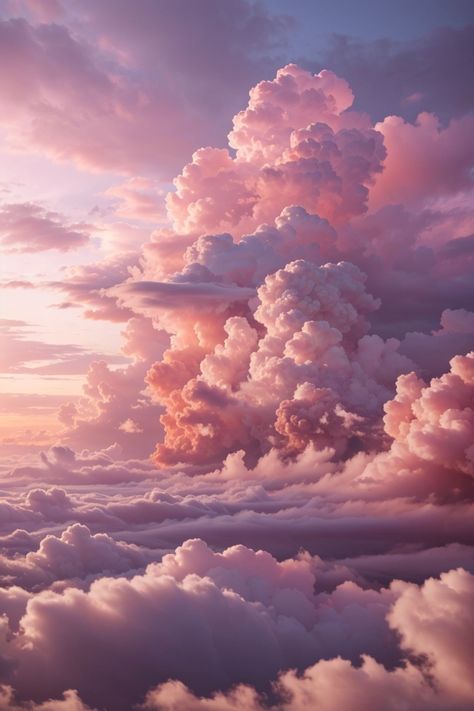 pink clouds розовые облака ai небо sky Dreamy Background Aesthetic, Hd Clouds Wallpaper, Calming Sky Aesthetic, Pink Cloud Aesthetic, Pink Sky With Clouds, Pink Clouds Aesthetic, Clouds Sunrise, Pretty Clouds, Pink Clouds Wallpaper