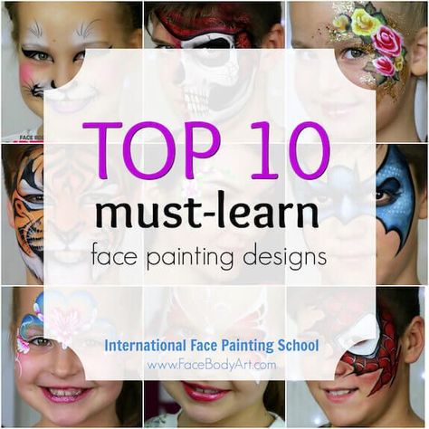 Face Painting Set Up, Face Painting Booth Set Up, Easy Face Painting Ideas For Kids, Face Painting Booth, Simple Face Painting Ideas, Face Paint Designs, Easy Face Painting Designs, Face Paint Set, Face Painting Supplies