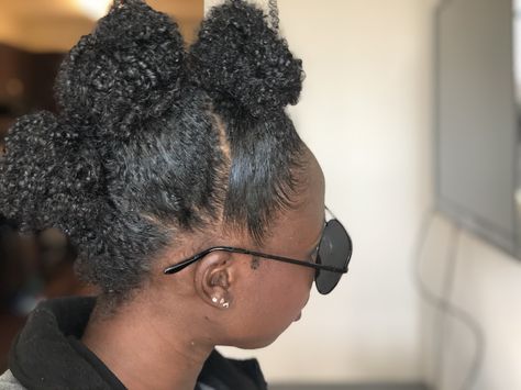 3 Bun Mohawk – GoldenEssential  #hair #naturalhair #curlyhair #hairstyles #protectivestyle #protectivehairstyles #mohawk #natural #curly #curls #curlyhair #curlyhairstyles #hairgrowth #hairinspo #hairinspiration #hairblogger #blogger #hairblog #lifestyleblog #lifestyleblogger #curlyhairblog #curlyhairblogger #golden_essential 3 Buns Hairstyle Mohawk Black Hair, Afro Puff Mohawk, 3 Bun Hairstyle Mohawk, 3 Bun Mohawk Natural Hair, 3 Buns Hairstyle Mohawk, Bun Mohawk Black Women, Mohawk Natural Hairstyles Black Women, 4c Mohawk Natural Hair, Curly Mohawk Hairstyles For Black Women