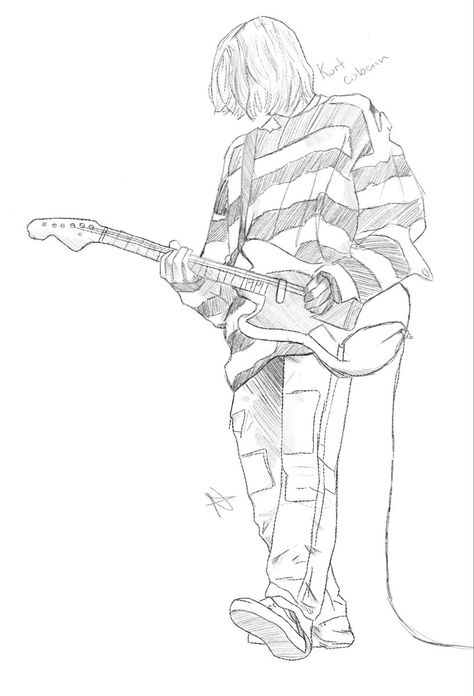 Drawing Reference Poses Guitar, Music Related Art Ideas, Person Holding Guitar Drawing Reference, Hand On Guitar Reference, Guitar Drawing Pose, Guitar Playing Drawing Reference, Drawing Guitar Poses, People Holding Guitar Reference, Singing Drawing Poses