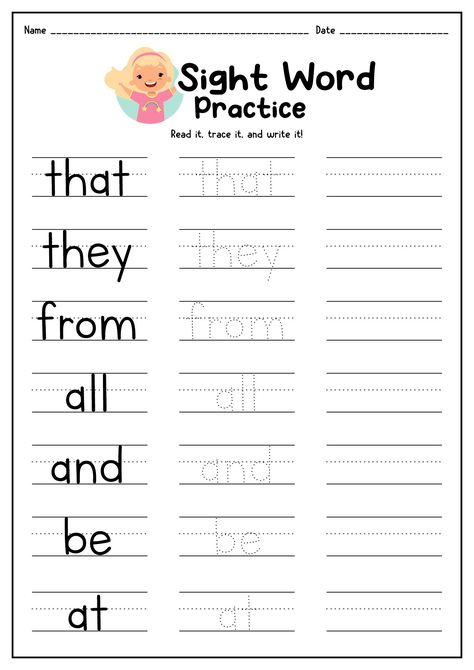 Pre K Sight Words List Free Printable, Sight Words Worksheets First Grade, Site Words First Grade, First Grade Goals Checklist, Morning Worksheets Preschool, First Grade Sight Words Printables Free, 1st Grade Language Arts Worksheets, Reading For Beginners Kids, How To Teach Kids To Read