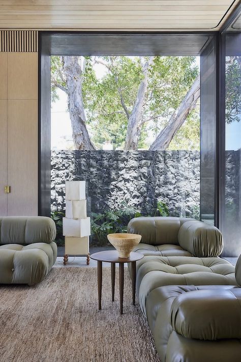 T.D.C: 2023 Australian Interior Design Awards Shortlist Announced Volcanic Stone Wall, Tropical Interiors, Attic House, Australian Interior Design, Boundary Walls, Interior Design Awards, Street House, Bay House, Timber Cladding