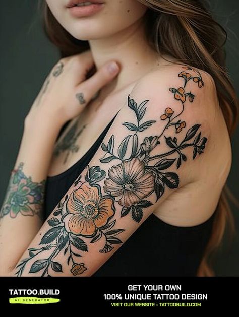 Stylish Womens Half Sleeve Tattoo Ideas for Your Next Ink Adventure Half Sleeves Tattoo For Women, Womens Half Sleeve Tattoo Ideas, Half Sleeve Ideas, Womens Half Sleeve Tattoo, Tattoos For Your Child, Half Sleeve Tattoo Upper Arm, Half Sleeve Tattoo Ideas, Womens Half Sleeve, Classy Tattoo