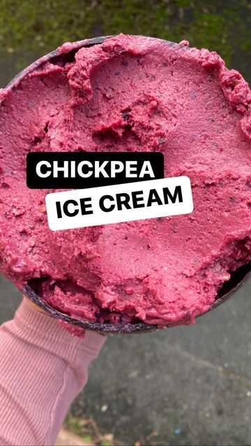 Vegan Chickpea Ice Cream, Chickpea Ice Cream Vegan Recipes, Chickpea Ice Cream, Broccoli Mum, Low Fat Ice Cream, Calorie Density, Seeded Bread, Ninja Creamy, Low Calorie Ice Cream