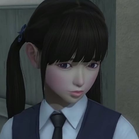 White Day A Labyrinth Named School Icons, Horror Anime Icons, Yandere Icons Aesthetic, Mysterious Pfp Aesthetic, White Day Horror Game, White Day A Labyrinth Named School, Female Icons Aesthetic, White Day Game, Female Horror Game Protagonist