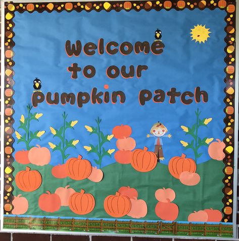 Pumpkin Patch Display Board, Preschool Pumpkin Bulletin Boards, Pumpkin Patch Board Bulletin, Welcome To Our Pumpkin Patch Bulletin, Pumpkin Patch Wall Classroom, Pumpkin Patch Bulletin Board Preschool, Welcome To Our Patch Bulletin Board, Cutest Pumpkins In The Patch Bulletin, Pumpkin Patch Bulletin Board Ideas