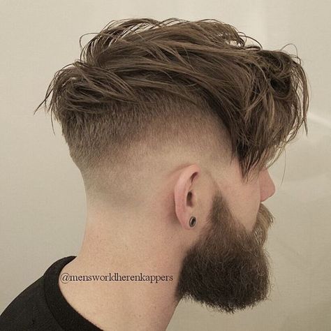 Long Top Undercut With Fade Cool Mens Haircuts, Receding Hairline, Men Haircut Styles, Classic Hairstyles, Popular Haircuts, Corte De Cabelo Masculino, Medium Hairstyles, Mens Haircuts Short, Hair And Beauty