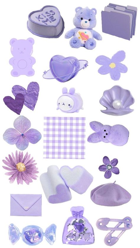 Journal Stickers Purple, Purple Aesthetic, Journal Stickers, Purple, 10 Things, Design