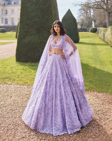 Y/n's sister is getting married to Bts cousin Txt. So Bts whole famil… #fanfiction #Fanfiction #amreading #books #wattpad Purple Pastel Lehenga, Punjabi Bride Wedding Outfits, Lengha Dress Gowns, Indian Sweet Sixteen Dresses, Lilac Wedding Lehenga, Light Purple Lehenga Bridal, Lilac Lengha Bridal, Pastel Lehenga Wedding Bridesmaid, Lavender Bridal Lengha