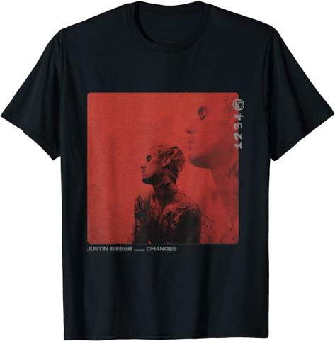 Justin Bieber Red Cover T-Shirt : Clothing, Shoes & Jewelry Justin Bieber Merchandise, Red Album, Red Cover, Universal Music Group, Cover Black, Justin Bieber, Red, T Shirt