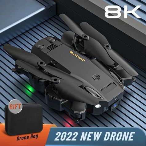 Dron 5G GPS Drone 8K Professional Drones 6K HD Aerial Photography Obstacle Avoidance Quadcopter Helicopter RC Distance 3000M Spy Drone, Professional Drone, New Drone, Camera Batteries, Box Camera, Rc Helicopter, Rc Drone, Video Capture, Hd Camera