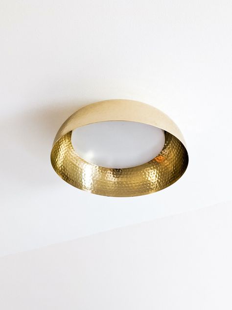 Ceiling Light Fixtures Diy, Diy Bowl Light Fixture, Diy Light Globe Ideas, Flush Mount Ceiling Lights Diy, Ceiling Light Update Diy, Diy Bowl Pendant Light, Diy Ceiling Light Cover Ideas, Diy Ceiling Lamp Shade, Diy Light Cover Ceiling