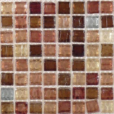 Together with its elegant look and stunning design, this glossy 3/8'' x 3/8'' brown glass tile offers great reliability, strength, endurance, low-temperature resistance as well as minimal moisture absorption common for all top quality tile pieces made from glass. The square mosaic kind is a classic choice, allowing freedom in making small mosaic components of a variety of tile installations, designing big areas of different styles and blending with typical ceramic tile. It is an absolutely multi Small Mosaic, Pretty Tiles, Square Tile, Tile Installation, House Room, Food Culture, Tile Samples, Dream House Decor, The Next Generation