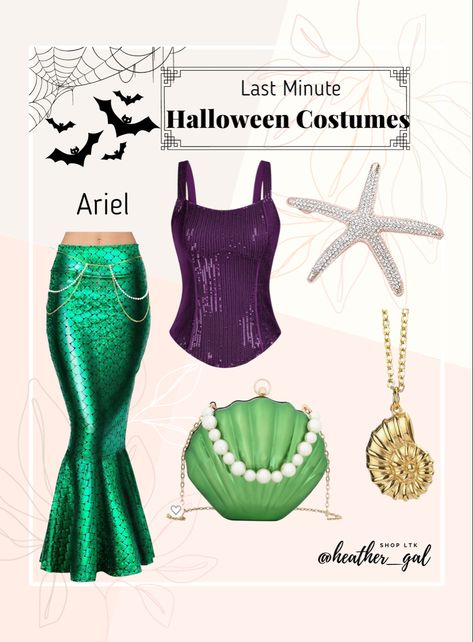 Last minute amazon prime Halloween costume Easy costume, little mermaid costume, little mermaid adult costume, easy mermaid costume, amazon mermaid costume, last minute Halloween costume, amazon prime costume, Halloween party costume Follow my shop @heather_gal on the @shop.LTK app to shop this post and get my exclusive app-only content! #liketkit #LTKstyletip #LTKfindsunder50 #LTKHalloween @shop.ltk https://liketk.it/4lYiR mom costume Mermaid Mom Outfit, Mermaid Costume Diy Womens, Ariel Adult Costume, Diy Ariel Costume Women, Ariel Costume College, Little Mermaid Adult Costume, Adult Mermaid Costume Diy, Arial Costume, Mermaid Adult Costume