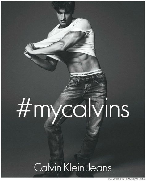 Matthew Terry Models Denim for New Calvin Klein Jeans Ad Photos image Matthew Terry Calvin Klein Jeans Fall 2014 Campaign Photo 001 800x992 Calvin Klein Ads, Men Outfit Ideas, Mert And Marcus, Jeans Outfit Men, White Shoes Men, Calvin Klien, My Calvins, Ck Jeans, Fall Jeans