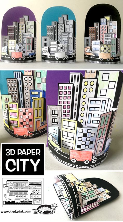 Araling Panlipunan, Classe D'art, Paper Blog, Paper City, Kraf Diy, Ecole Art, Aktivitas Montessori, Diy Papier, Paper Diy