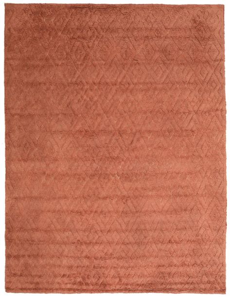 Soho Soft - Terracotta 300x400 - RugVista Terracotta Carpet, Nordic Knots, Terracotta Rug, Red Mountain, Warm Interior, Solid Area Rugs, Money Talks, Random Ideas, Wellness Center