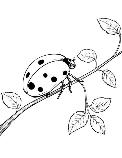 Ladybug Coloring Pages, Ladybug Coloring Page, Alphabet Activity, Baby Ladybug, Unique Coloring Pages, Horse Coloring Pages, Coloring Pages Free Printable, Birthday Wishes Messages, Kids Exploring