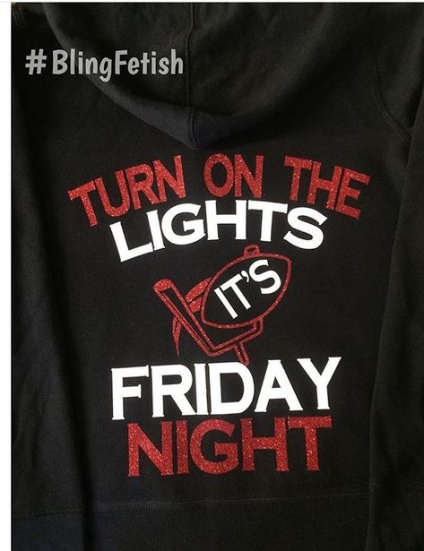 Friday Night Lights, football shirt #blingfetish Homecoming Shirt Ideas, School Spirit Posters, Coaches Wife, Football Ideas, Football Spirit, Football Clothes, Football Cheer, School Spirit Shirts, Colin Kaepernick