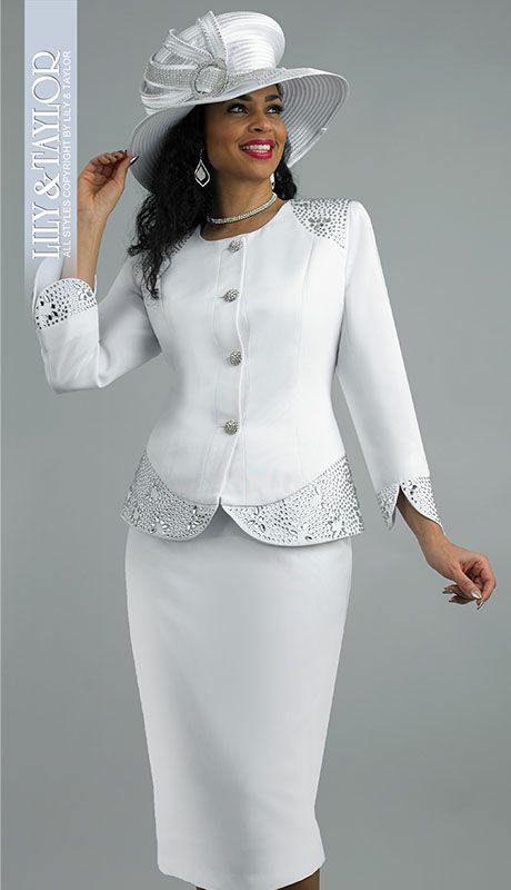 Church Suit 4591 Lily and Taylor White Church Dresses, Cute Church Outfits With Jeans, White Dress Classy, First Lady Church Suits, Cute Church Outfits, Church Dresses For Women, Church Suits And Hats, Dresses Church, Women Church Suits